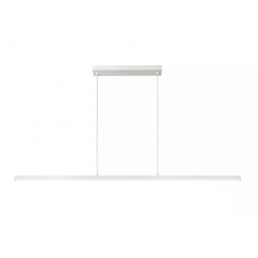 Lucide Sigma - hanglamp - 147,7 x 8,2 x 150 cm - 36W dimbare LED incl. - wit 