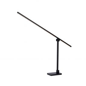 Lucide Agena - bureaulamp touchless control - 45,5 x 20 x 106 cm - 12W dimbare LED incl. - zwart