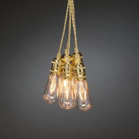 Konstsmide - decoratieve lichtsnoer - 850cm - 8 lampen - goud