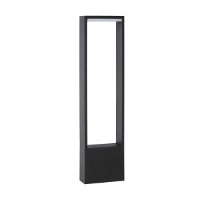 Lucide Goa - tuinpaal - 15 x 6 x 60 cm - 6,5W LED incl. - IP54 - antraciet