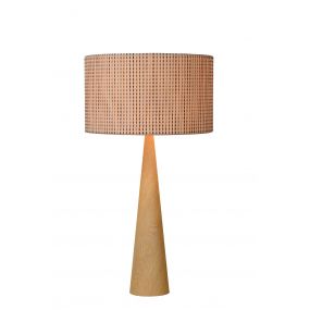 Lucide Conos - tafellamp - Ø 35 x 65 cm - hout