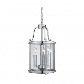 Searchlight Victorian Lanterns - luster - Ø 22 x 93 cm - chroom