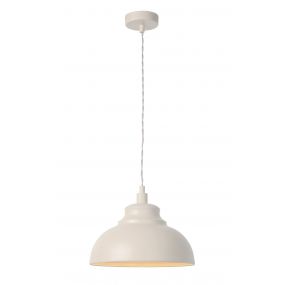 Lucide Isla - hanglamp - Ø 29 x 122 cm - crème