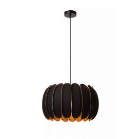 Lucide Spencer - hanglamp - Ø 40 x 154 cm - zwart