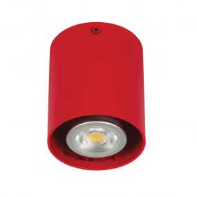 VK Lighting Simio - Opbouwspot - Ø 8 x 9,5 cm - rood
