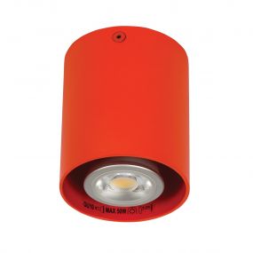 VK Lighting Simio - Opbouwspot - Ø 8 x 9,5 cm - oranje