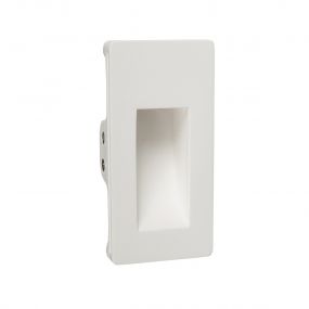 VK Lighting Gypsum - inbouw wandverlichting - 8 x 4,8 x 16,5 cm - 1W LED incl. - wit