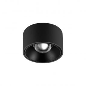 VK Lighting Orofi - opbouwspot - Ø 8 x 4,5 cm - 15W LED incl. - IP54 - zwart