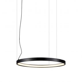 VK Lighting Circulus - hanglamp - Ø 52,7 x 200 cm - 24W dimbare LED incl. - zwart