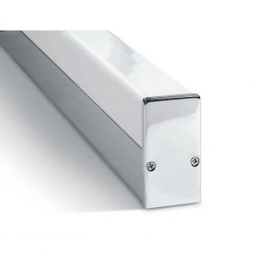 ONE Light Mirror LED Range - spiegellamp - 88 x 8 x 4 cm - 23W LED incl. - IP44 - chroom