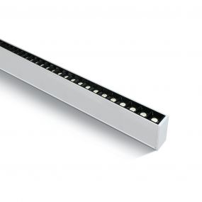 ONE Light LED Linear Profiles - plafond/hanglamp - 130 x 7 x 3,5 cm - 40W LED incl. - wit - warm witte lichtkleur