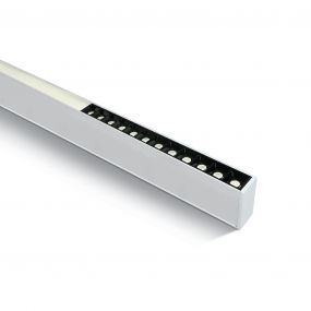 ONE Light LED Linear Profiles - plafond/hanglamp - 120 x 7 x 3,5 cm - 40W LED incl. - wit - witte lichtkleur