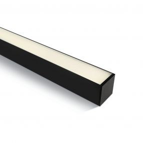 ONE Light LED Linear Profiles - plafond/hanglamp - 120 x 7,5 x 7,5 cm - 40W LED incl. - zwart - witte lichtkleur