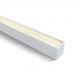 ONE Light LED Linear Profiles - plafond/hanglamp - 120 x 7,5 x 7,5 cm - 40W LED incl. - wit - witte lichtkleur