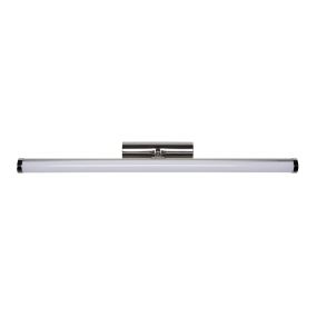 Lucide Belpa II - spiegelverlichting - 57,2 x 6,2 x 7,6 cm - 10W LED incl. - IP44 - chroom