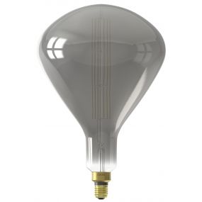 Calex Sydney LED lamp - Ø 20 x 40,8 cm - E27 - 8W - dimbaar - 1800K - titanium