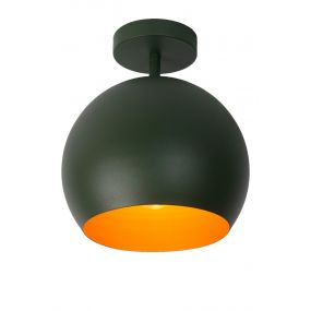 Lucide Bink - plafondverlichting - Ø25 x 32,2 cm - groen