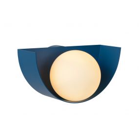 Lucide Benni - wandverlichting - 21 x 12 x 10,5 cm - pastel blauw