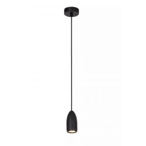 Lucide Evora - hanglamp - Ø 10 x 146 cm - zwart 