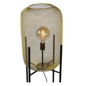 Lucide Mesh - Vloerlamp - Ø 35 x 135 cm -goud