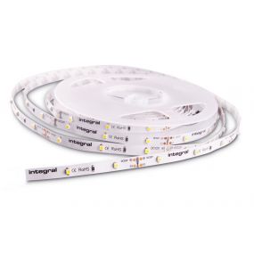 Integral LED strip - 1cm breed, 500 cm lengte - 24Vdc - 12 Watt per meter - IP20 - 3000K
