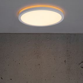 Nordlux Oja - plafondverlichting - Ø 24,4 x 2,3 cm - 2700K - 15W LED incl. - wit