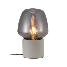 Nordlux Christina - tafellamp - Ø 20 x 30 cm - lichtgrijs
