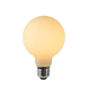 Lucide LED Filament lamp - Ø 8 cm - E27 - 5W dimbaar - 2700K - opaal
