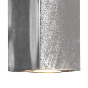 Nordlux Canto Maxi Kubi 2 - buiten wandverlichting - 8,5 x 16 cm - IP44 - gegalvaniseerd staal