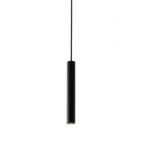 Faro Neso Top - magnetische rail hanglamp - Ø 3,5 x 120 cm - 5W DALI dimbare LED incl. - 40° lichtbundel -  zwart