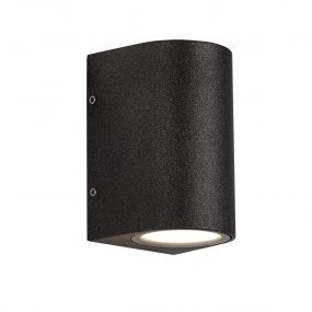 Projectlight Dante - buiten wandverlichting - 7,1 x 6,6 x 11,1 cm - 3W LED incl. - IP65 - donker grijs