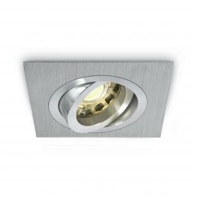 ONE Light Dual Ring - inbouwspot - 94 x 94 mm, Ø 80 mm inbouwmaat - aluminium