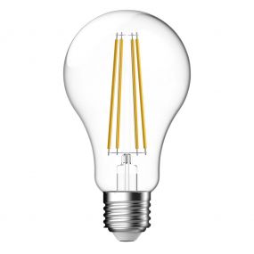 Energetic LED filament lamp - Ø 7 x 12,8 cm - E27 - 12W dimbaar - 2700K - transparant