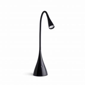 Faro Lena - bureaulamp - 22 x 11,5 x 48,5 cm - 3W LED incl. - mat zwart
