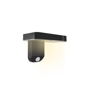 Calex Smart Solar Wall Light - buitenwand op zonne-energie - 18 x 12 x 12,85 cm - IP44 - zwart