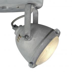 Brilliant Carmen - opbouwspot 2L - Ø 28 x 18,5 cm - 2 x 4W LED incl. - betongrijs