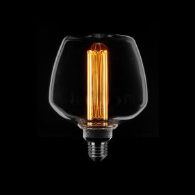 ETH Deco Filament LED - E27 - 3 stappen dimbaar - 1W/2,5W/5W - 1800K – gerookt glas