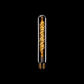 ETH Tube Spiral LED Filament - 18,5 cm - E27 - 3 stappen dimbaar - 7W - 2200K - transparant