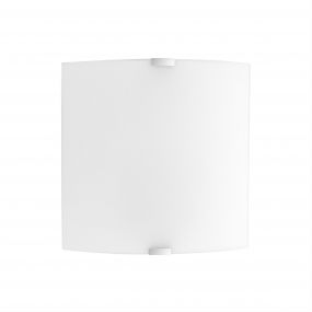 Nova Luce Quale - plafondverlichting - 26 x 26 x 7 cm - wit en chroom