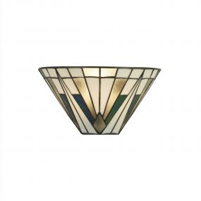 Searchlight Gatsby - wandverlichting - 30 x 16 cm - multicolour