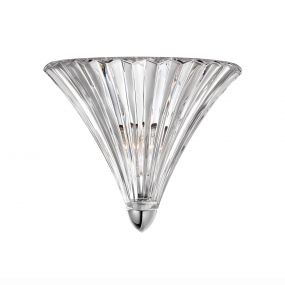 Nova Luce Guscio - wandverlichting - 25 x 16 x 20 cm - transparant