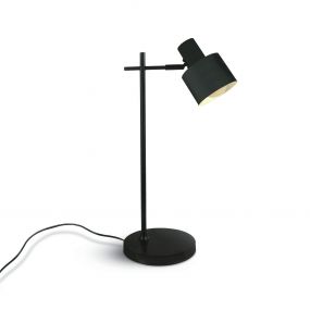 ONE Light Hotel Retro - tafellamp - Ø 19 x 51 cm - zwart