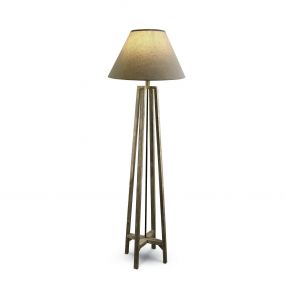 ONE Light Wood Nostalgia - staanlamp - 154 cm - bruin
