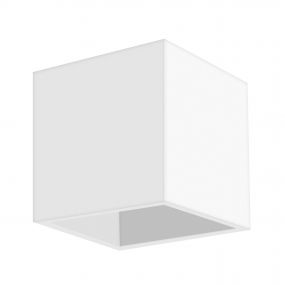 Nova Luce Sandro - wandverlichting - 11 x 11 x 11 cm - wit gips