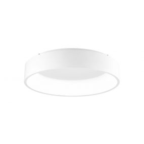 Nova Luce Rando - plafondverlichting - Ø 60 x 13 cm - 42W LED incl. - witte lichtkleur - mat wit 