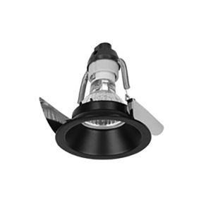 Nova Luce Raena - inbouwspot - Ø 82 mm, Ø 75 mm inbouwmaat - zwart