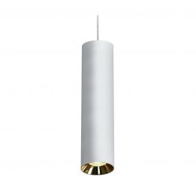 ONE Light Cylinder - hanglamp - Ø 7,5 x 240 cm - wit