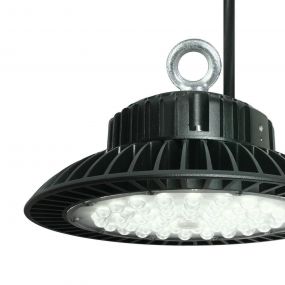 ONE Light Industrial LED UFO - buiten plafond/wandverlichting - Ø 30 x 17 cm - 150W LED incl. - IP65 - zwart