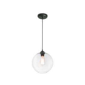 Faro Clara - hanglamp - Ø 27 x 25 cm - mat zwart