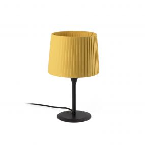 Faro Samba - tafellamp - Ø 21,5 x 44,5 cm - geel en zwart